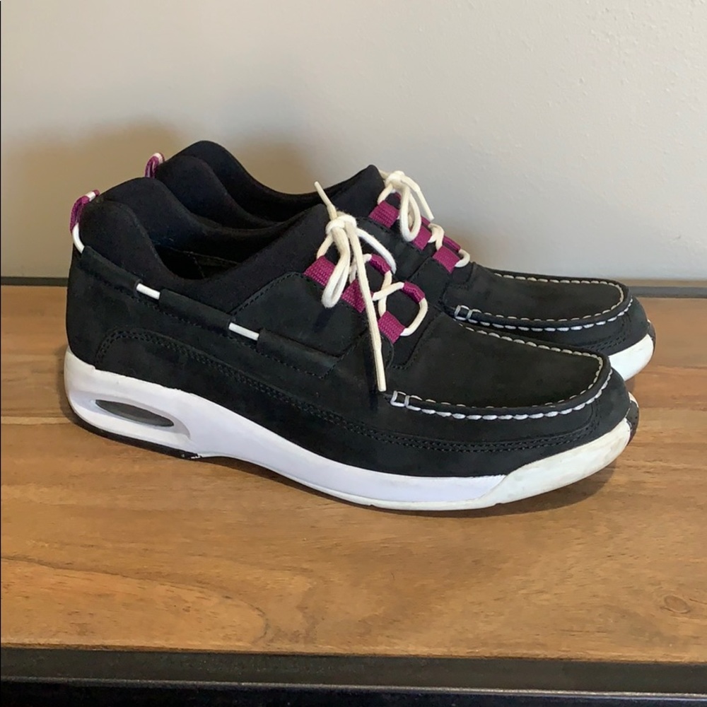 COLE HAAN + NIKE Black Suede Sneaker Shoes